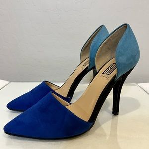 Pumps, size: 7.5, brand: Signature, color: blue.